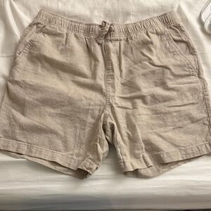 Old Navy Men's Beige Flat Front Shorts